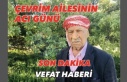 Çevrim ailesinin acı günü