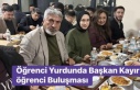 Belediye Başkanı Kayır Öğrencilerle yemekte bir...