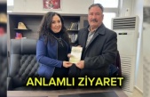 İdil'li yazardan Belediye Başanına ziyaret