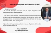İlçe Milli Eğitim Müdürün’den LGS Mesajı