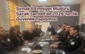 Şırnak İl Emniyet Müdürü Sazak’tan İdil’e ziyaret