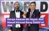Akif Manaf’a Küresel Barış ödülü