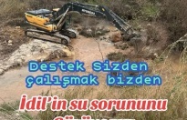 İdil Belediyesi Su sorunu çözmek için çalışma başlattı