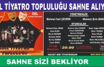 İdil Tiyatro topluluğu seyircinin huzuruna çıkıyor