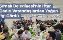Şırnak’ta Ramazan Sofrası kuruldu
