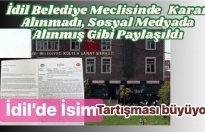 İdil Belediye Meclisinde şaşırtan oylama