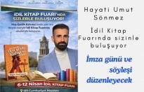 Hayati Umut Sönmez Kitap Fuarını 4 Eserle karılacak