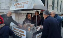 Hergün 500 kişi bedava çorba ikramı