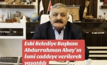 Abdurrahman Abay’ın ismi yaşatılıyor