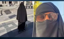 Çarşaflı Erkek gözaltına alındı