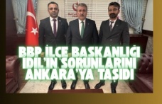 Büyük Birlik Partisi İdil’in sorunlarını Ankara’ya taşıdı