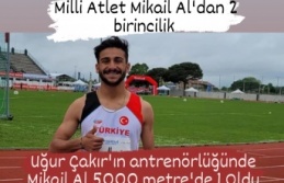 Milli Atlet Mikail Al ikinci kez 1.Oldu