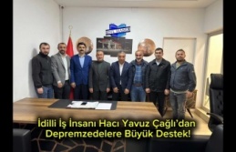 6 Şubat Depreminde yardıma koşanlar unutulmadı