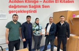 Sağlık Sen Acil El kitabını dağıttı