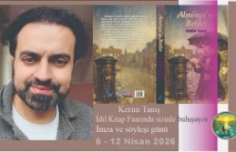 Kerim Tanış İdil Kitap Fuarın’da