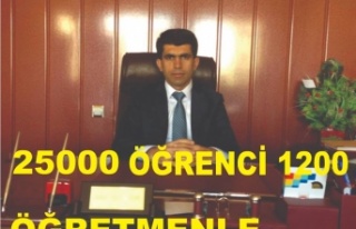 1200 Öğretmen 2500 öğrenci Eğitime Başladı