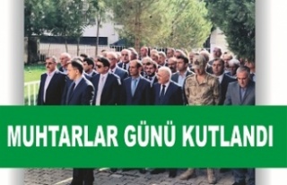 19 Ekim Muhtarlar günü kutlandı