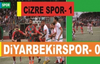 Cizre Spor haftalar sonra evinde galip geldi