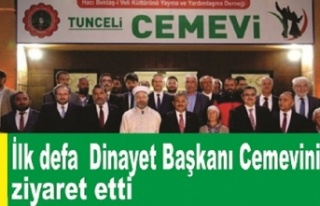 Diyanet İşleri Başkanı Erbaş Cemevini ziyaret...