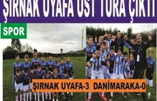  Şırnak UYAFA Takımı bir üst tura çıktı