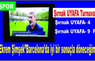 Şırnak UYAFA Turnuva Şampiyonu oldu