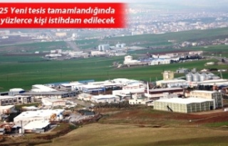 Yatırımlara tam hız bitiğinde yüzlerce işçi...