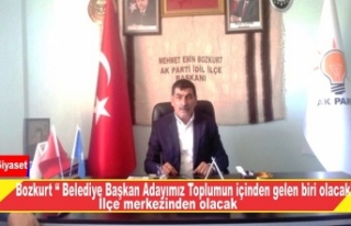 AK Parti Belediye Başkanlığı Aday Adaylığı...