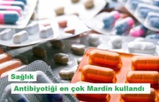 Antibiyotıği en çok Mardin kullandı