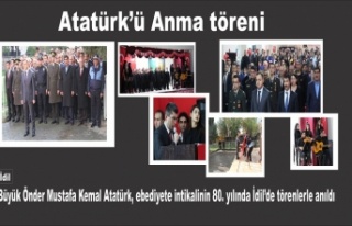 Atatürk’ü Anma töreni