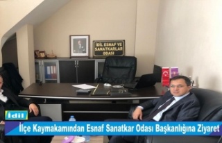 Kaymakam Sağ’dan STK’Lere iadeyi Ziyaret