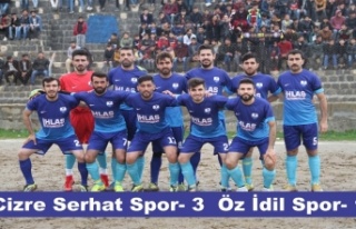 Cizre Serhat Spor- 3 Öz İdil Spor-  1