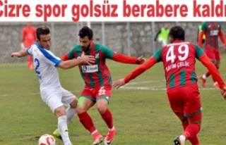 Cizre Spor deplasmanda golsüz berabere kaldı