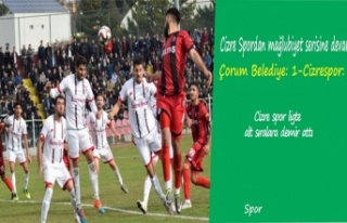 Cizre spor mağlubiyet serisine devam ediyor Çorum...