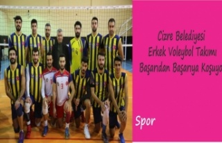 Cizre Voleybol takımı 3-1 galip