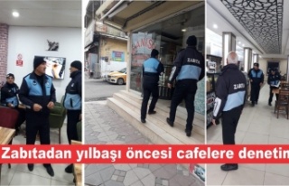 Zabıtadan yılbaşı öncesi tatlı satan iş yerlerine...