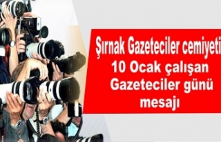 10 ocak çalışan gazeteciler günü