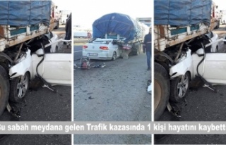 İdil'de trafik kazası 1 kişi hayatını kaybetti