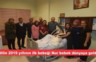 İdilin 2019 yıllının İlk bebeği Nur Dünyaya...