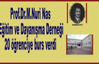 Prof.Dr. M.Nuri Nas Eğitim ve Dayanışma Derneğinden...