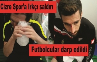 Cizre spora Serik'te ırkçı saldırı futbolcular...