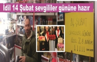 İdil 14 Şubat Sevgililer gününe hazır girdi