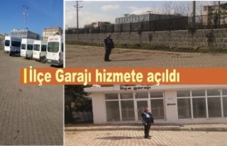 İlçe garajı hizmete açıldı