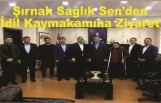 Sağlık Sen Şube Başkanından İdil Kaymakamına...