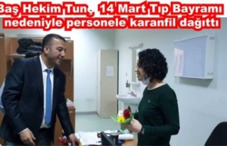 14 Mart Tıp bayramı nedeniyle Başhekim Tunç hastane...