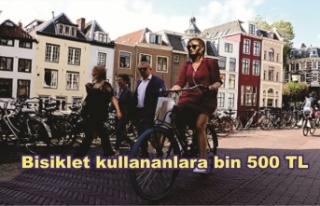 Bisiklet kullananlara bin 500 TL