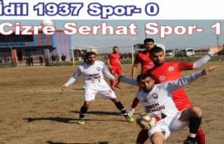İdil 1937 Spor – 0 Cizre Serhat Spor- 1