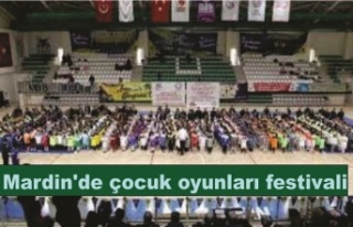 Mardin'de çocuk oyunları festivali