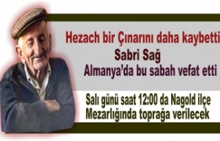 Sabri Sağ vefat etti