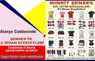 Uygun fiyatına 23 Nisan Kıyafetlerini Şenses'te...