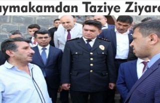 Kaymakamdan Taziye Ziyareti